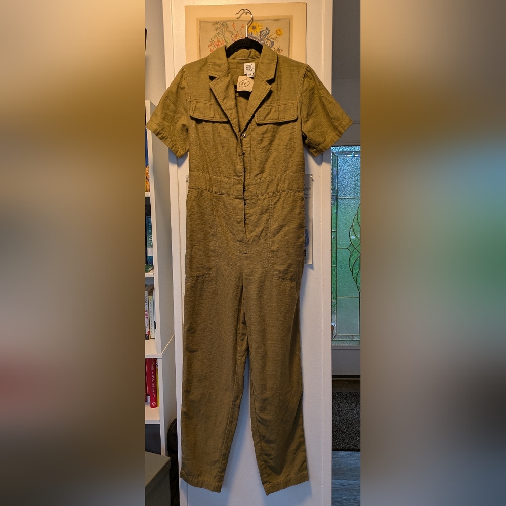Womens Military Green BDG jumpsuit